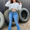 Valeria'S Boutique Rita High Rise Flare Jeans (Light) New Arrivals