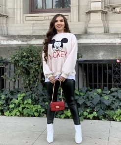 Valeria'S Boutique Mickey Teddy Sweater