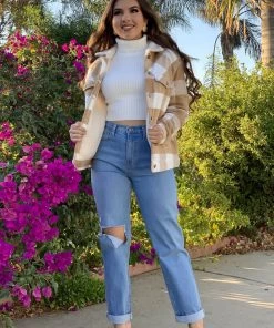 Valeria'S Boutique Dylan High Rise Boyfriend Jeans