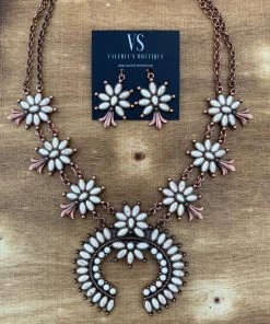 Valeria'S Boutique Pointed Squash Blossom Necklace Set (Red, Yellow, White, Turquoise, & Peach) 11 Valeria'S Boutique Pointed Squash Blossom Necklace Set (Red, Yellow, White, Turquoise, & Peach)