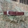 Valeria'S Boutique Cincelado Belts (Classic) - Western Buckle