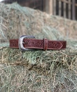 Valeria'S Boutique Cincelado Belts (Classic) - Western Buckle