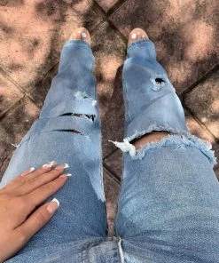 Valeria'S Boutique Dani High Rise Wide Leg Jeans New Arrivals