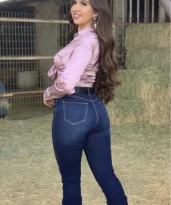 Valeria'S Boutique Isamar Satin Tie Top (Lavender)