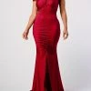 Valeria'S Boutique New Arrivals Elizabeth Short Sleeve Gown (Red)