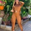 Valeria'S Boutique Selma Fringe Jumpsuit Rodeo Collection