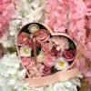 Valeria'S Boutique Birthday / Anniversary Gifts Heart Flower Boxes (Pink)