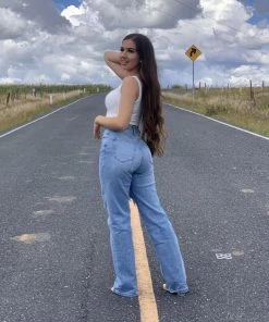 Valeria'S Boutique Dani High Rise Wide Leg Jeans New Arrivals