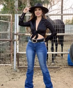 Valeria'S Boutique New Arrivals Sophia Satin Bodysuit (Black)