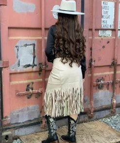 Valeria'S Boutique New Arrivals Jessie Fringe Skirt