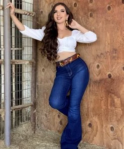 Valeria'S Boutique Ruth High Rise Flare Jeans New Arrivals