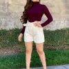 Valeria'S Boutique Eileen High Rise Shorts