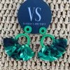 Valeria'S Boutique Tropical Forest Earrings
