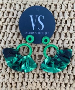 Valeria'S Boutique Tropical Forest Earrings