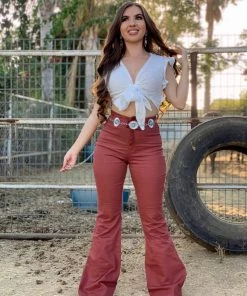 Valeria'S Boutique New Arrivals Falling For You High Rise Flare Jeans