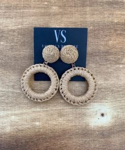 Valeria'S Boutique Tiki Hoop Earrings Summer / Beach