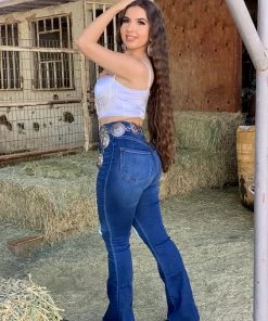 Valeria'S Boutique Kelsey Rhinestone Fringe Top (White)