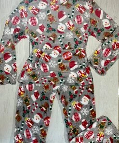 Valeria'S Boutique New Arrivals Christmas Pajama Set