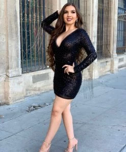 Valeria'S Boutique Birthday Suit Mini Dress (Black) New Arrivals