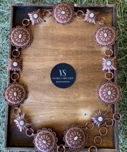 Valeria'S Boutique Waco Concho Chain Belt (Bronze) New Arrivals
