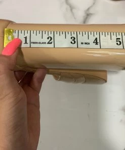 Valeria'S Boutique Nude Chunky Platform Heels