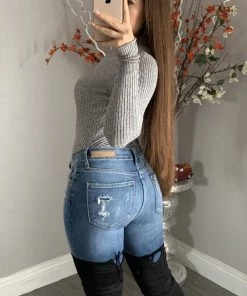 Valeria'S Boutique New Arrivals Tammy Mid Rise Skinny Jeans