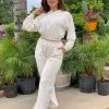 Valeria'S Boutique New Arrivals Vanessa Pant Set (Ivory)