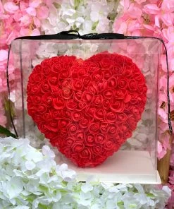 Valeria'S Boutique Rose Heart (Red) Birthday / Anniversary Gifts