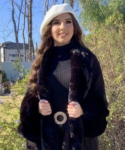 Valeria'S Boutique Knit Beret Hat