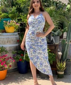 Valeria'S Boutique New Arrivals Emmi Side Slit Maxi Dress