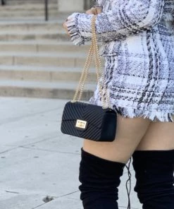 Valeria'S Boutique Stacey Handbag (Black)