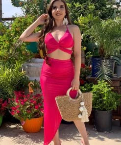 Valeria'S Boutique Hibiscus Skirt Set COLORES Collection