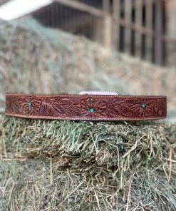 Valeria'S Boutique Cincelado Belts (Touch Of Turquoise) - Rectangle Buckle New Arrivals