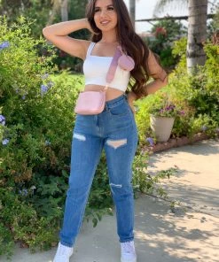 Valeria'S Boutique Diana High Rise Girlfriend Jeans New Arrivals