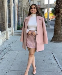 Valeria'S Boutique New Arrivals Dora Must-Have Coat (Pink)