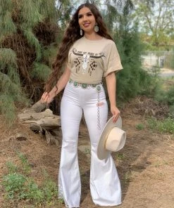 Valeria'S Boutique Rodeo Collection "Baby You Aint My Brand Of Cattle" T-Shirt