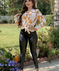 Valeria'S Boutique Can't Chain Me Down Blouse New Arrivals