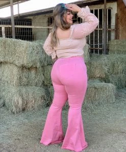 Valeria'S Boutique Mayra Lace Shirred Top (Nude) New Arrivals