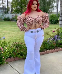 Valeria'S Boutique New Arrivals Jessie Floral Crossed Front Top