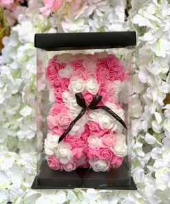 Valeria'S Boutique Rose Teddy Bears (Pinks) Birthday / Anniversary Gifts