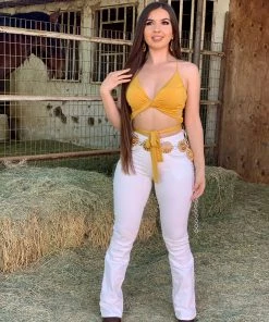 Valeria'S Boutique Niña Hermosa Mid Rise Bling Bootcut Jeans New Arrivals