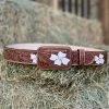 Valeria'S Boutique Cincelado Belts (La Flor Más Bella) - Rectangle Buckle New Arrivals