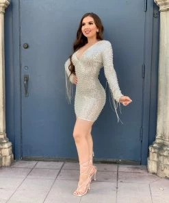 Valeria'S Boutique New Arrivals Birthday Suit Mini Dress (White)