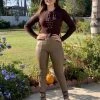 Valeria'S Boutique New Arrivals Sherry High Rise Leather Pants (Mocha)