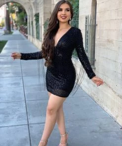 Valeria'S Boutique Birthday Suit Mini Dress (Black) New Arrivals