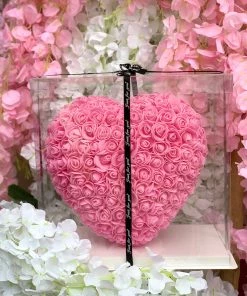 Valeria'S Boutique Rose Heart (Light Pink)