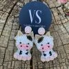 Valeria'S Boutique Rodeo Collection La Vaca Lola Bead Earrings