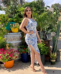 Valeria'S Boutique New Arrivals Emmi Side Slit Maxi Dress