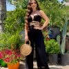 Valeria'S Boutique Laura Palazzo Pants (Black) Summer / Beach