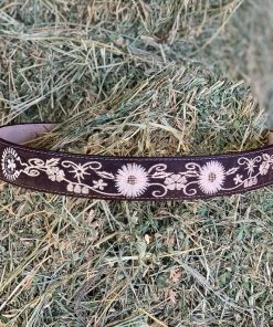Valeria'S Boutique New Arrivals Arracada Jerezana Embroidered Western Belts (Brown)